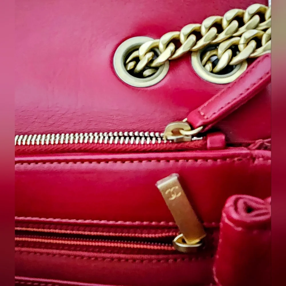 New With Tags Chanel Red Quilted Limited Edition Small Flap Bag - Microchipped
